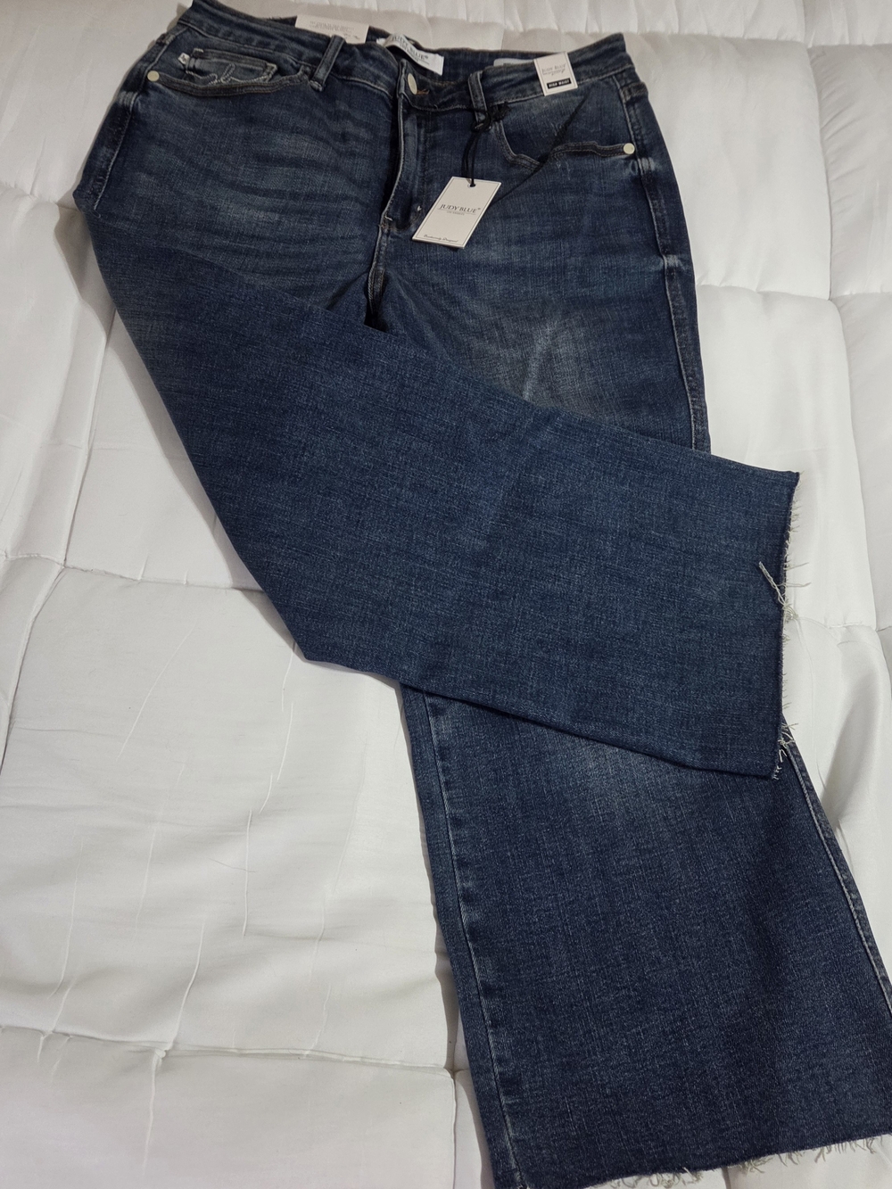 Judy Blue Wide Leg High Waist Capri Jeans NWT Size 13